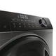 Haier Прально-сушильна машина фронтальна, 8(5)кг, 1400, A, 46см, дисплей, пара, інвертор, люк чорний, прямий привід, cріблястий - изображение 6