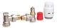 Комплект термостатичний Danfoss RAS-C2 + RA-N + RLV-S, H-подібний, нижнє підкл, RA, 1/2", кутовий - изображение 2