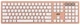 Клавіатура ножнична 2E KS270 109key, WL/BT, EN/UK, рожево-білий - изображение 1