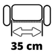 Аератор-скарифікатор електричний Einhell GE-SA 1435/1 1400Вт 35см ножи 16шт 10.18кг - изображение 14