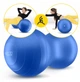 М'яч для фітнесу (арахіс) 4FIZJO Air Ball Peanut 45 x 90 см Anti-Burst Blue (P-5907739312945) - зображення 5