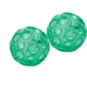 Мячи массажные (2 шт) Franklin Textured Ball, 9 см (хрустально-зеленый), FR-90.01-GN - изображение 1