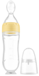 Butelka do karmienia Kidnort Retter Sommar z łyżką silikonowa Żółta 90 ml (5902983624363) - obraz 2