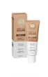 Сонцезахисний крем - тон для обличчя водостійкий SPF 50+ Crema Solar Facial Deliplus, 50 мл - зображення 1
