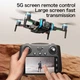 Квадрокоптер XT808 з камерою 4K, GPS, 2-осьовим підвісом, екраном на пульті 4.5", до 1200 м, до 25 хв польоту + кейс - зображення 9