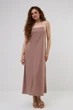 Сарафан максі лляний Wear me L Коричневий (шоколадний) (16_25_11120) - изображение 1