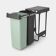 Бак для сміття Brabantia Sort&Go 2х30 л Built-in Dark Grey (232527) - зображення 2
