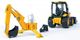 Koparka Bruder JCB MIDI CX backhoe loader (4001702024277) - obraz 7