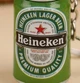 Брелок для ключей в виде пивной бутылки Heineken пиво 4см Цвет Зеленый - изображение 8