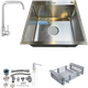 Комплект кухонной мойка KRF 5050 decor (3.0/1.0 мм) - изображение 1