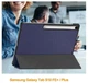 Чехол Smart Case на Samsung Galaxy Tab S10 FE Plus (13.1") / чехол для планшета с функцией подставки / синий - изображение 4