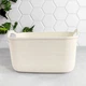 Пластиковая корзина с ручками 25 x 17 x 13.5 см S White Rose Джут - изображение 2