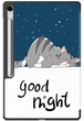 Чехол Smart Case на Samsung Galaxy Tab S10 FE Plus (13.1") / чехол для планшета с функцией подставки / good night - изображение 2
