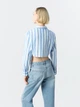 Сорочка H&M L синьо-біла смужка 26051030667 - зображення 4