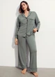 Брюки для сна H&M S серо зеленый 28059988022 - изображение 1