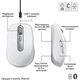 Мышка Logitech MX Anywhere 3S для MAC Wireless Pale Grey (910-006946) - зображення 3