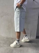 Мужские джинсовые шорты Difransel Baggy 36 светло-голубые - изображение 2