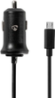 Ładowarka samochodowa Nedis Car Charger Micro USB 12V 2.4A 12W Black (CCHAM240ABK) - obraz 4