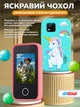 Первый детский телефон Andowl игрушка с фотокамерой без SIM розовый (P40a) - изображение 3