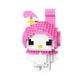 Детский 3D конструктор Bricks из миниблоков фигурка "My Melody" пиксельные блоки 10 см (AA1043) - изображение 2