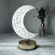 Настольная лампа аккумуляторная Brille Crystal-Moon беспроводная, 3 температурных режима, регулировка яркости - изображение 5