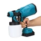 Акумуляторний фарбокопульт MHZ Paint Sprayer 24v, регулювання розпилення фарби, 2 акумулятори - зображення 4