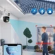 Уличная WiFi камера видеонаблюдения два объектива Smart PTZ-12 4MP+4MP поворотная с ночной съемкой, интерком, датчик движения - изображение 7