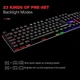 Ігрова клавіатура Havit HV-KB432L-LED / Механічна / Red Switch / RGB підсвітка / UKR / Black Б/В - зображення 3