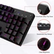 Ігрова клавіатура Havit HV-KB432L-LED / Механічна / Red Switch / RGB підсвітка / UKR / Black Б/В - зображення 4