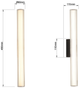 Настінний світильник Light Prestige Linea LP-0510/1W-45 BK - зображення 2