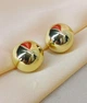 Сережки біжутерія кульки Fashion Jewelry золотистого кольору - зображення 2