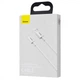 Кабель Baseus Superior Series Fast Charging Type-C 66W (1m) white - зображення 2