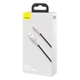 Кабель Baseus Cafule Metal Lightning 2.4A (1m) black CALJK-A01 - изображение 2