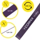 Эспандер-петля для подтягиваний и фитнеса Cornix Power Band 2-57 кг набор 5 шт XR-0086 - изображение 4
