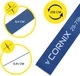 Эспандер-петля Cornix Power Band XR-0135 64 мм 29-79 кг (резина для фитнеса и спорта) Синий - изображение 4