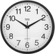 Zegar ścienny Teesa TSA0037B Czarny 25 cm (5901890081832) - obraz 1