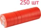 Ізоляційна стрічка MLux Base 19 мм х 20 ярдів 250 шт Червона (00-00000017) - зображення 1
