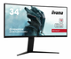 Монитор геймерский 34" 180Hz iiyama G-Master GCB3480WQSU-B1 Red Eagle безрамочный изогнутый - изображение 2