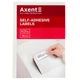 Етикетки з клейким шаром Axent 2469-A 100 аркушів A4, 38.1x21.2 мм - изображение 1