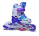 Раздвижные ролики Scale Sports размер 26-29 (светящиеся колеса). Rainbow Violet (626874536) - изображение 2