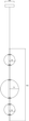 Lampa wisząca Light Prestige Dorado LED CCT Gold (LP-002/3V) - obraz 5