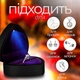 Футляр для кольца в форме сердца с подсветкой, коробочка с LED-подсветкой для украшений черная RBOX745-BL - изображение 2
