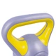 Гиря LiveUp PLASTIC KETTEL BELL 4 кг Grey/Yellow - изображение 3