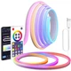 Світлодіодна неонова USB стрічка з керуванням від телефону SFK-11 Bluetooth RGB 5м - зображення 1