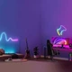 Світлодіодна неонова USB стрічка з керуванням від телефону SFK-11 Bluetooth RGB 5м - зображення 5