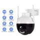 Уличная видеокамера 360 6 МП IP поворотная CAMERA Ap ICSEE 6 mp поворотная для улицы и дома с ночной съемкой - изображение 2