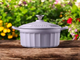 Garnek do gotowania gęsi Buydeem żeliwny emaliowany Petal Purple 2.9 l (6950386607192) - obraz 2
