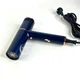 Фен для волос со складной ручкой Hair Dryer 2200 Вт, складной дорожный фен для сушки и укладки волос с концентратором, 3 температурными режимами, ионизацией и холодным обдувом. Синий RDH-22-Blue - изображение 4