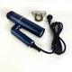 Фен для волос со складной ручкой Hair Dryer 2200 Вт, складной дорожный фен для сушки и укладки волос с концентратором, 3 температурными режимами, ионизацией и холодным обдувом. Синий RDH-22-Blue - изображение 6