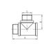 Тройник ВЗЗ KOER KF.T06FMM.WN-1/2'' (без никеля) (KR3031) - изображение 2